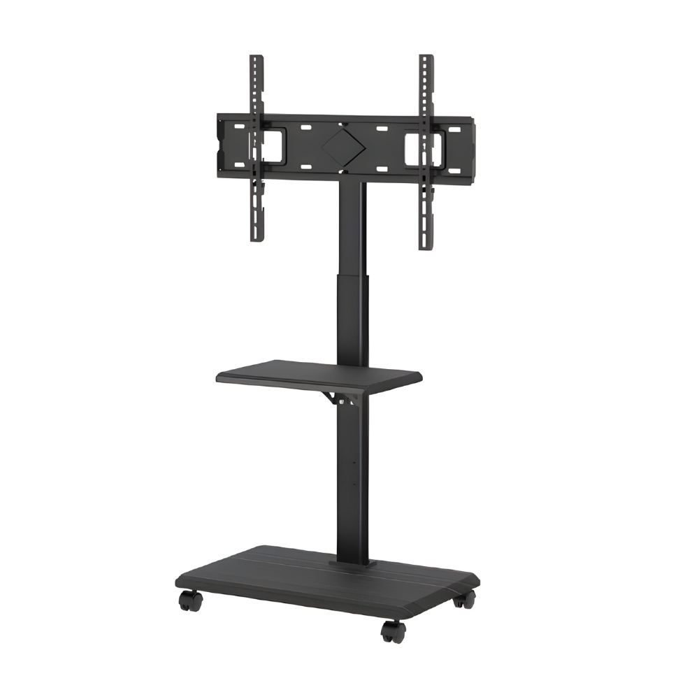 מעמד רצפתי מעוצב עם גלגלים למסכים עד 75″ Audio Line DWD520 Black - יבואן רשמי