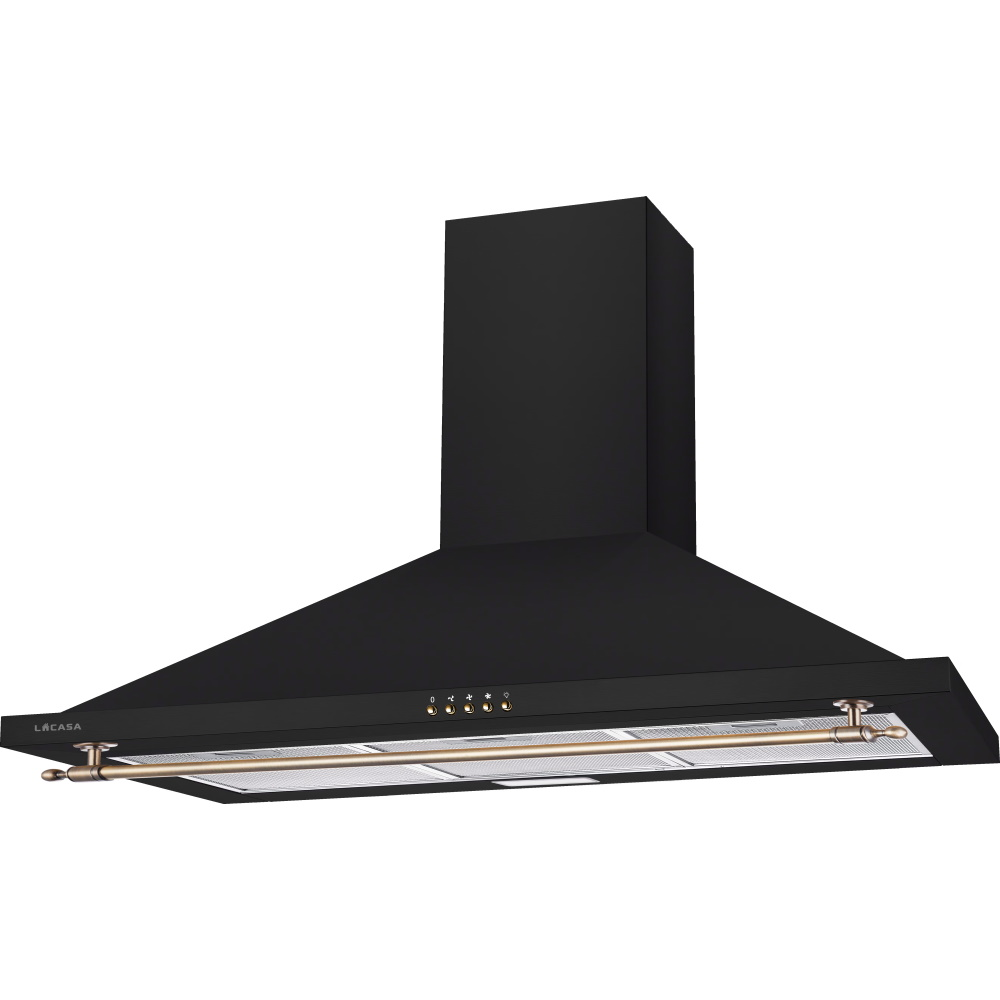 קולט אדים ארובה 90 ס"מ LaCasa LC3901RB שחור - יבואן רשמי