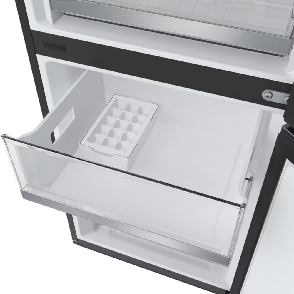 מקרר מקפיא תחתון 344 ליטר LG GR-B374BG עם התקן שבת מובנה - גימור זכוכית שחורה - יבואן רשמי