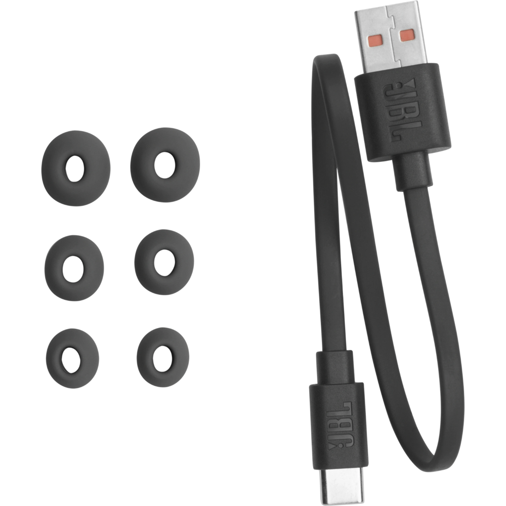 אוזניות אלחוטיות כיסוי חכם JBL Tour Pro 2 TWS ANC IPX5 - צבע שחור שנה אחריות ע"י - יבואן הרשמי