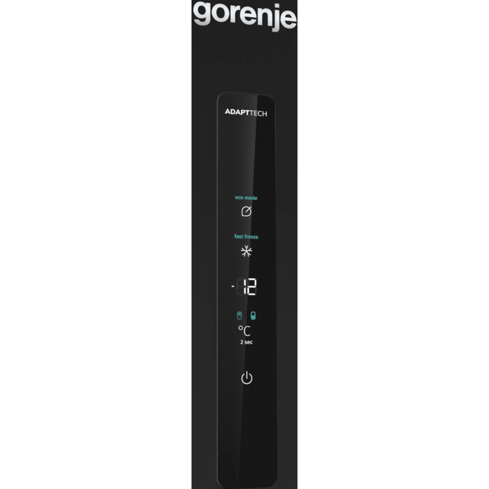 מקרר מקפיא תחתון 330 ליטר Gorenje NRK-6192-ABK - גימור שחור - K.B.V