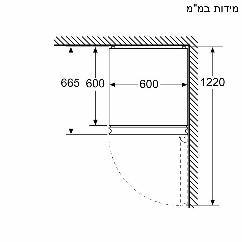 מקרר בוש Bosch מקפיא תחתון רוחב 60 ס”מ KGN39LBCF זכוכית שחורה - יבואן רשמי