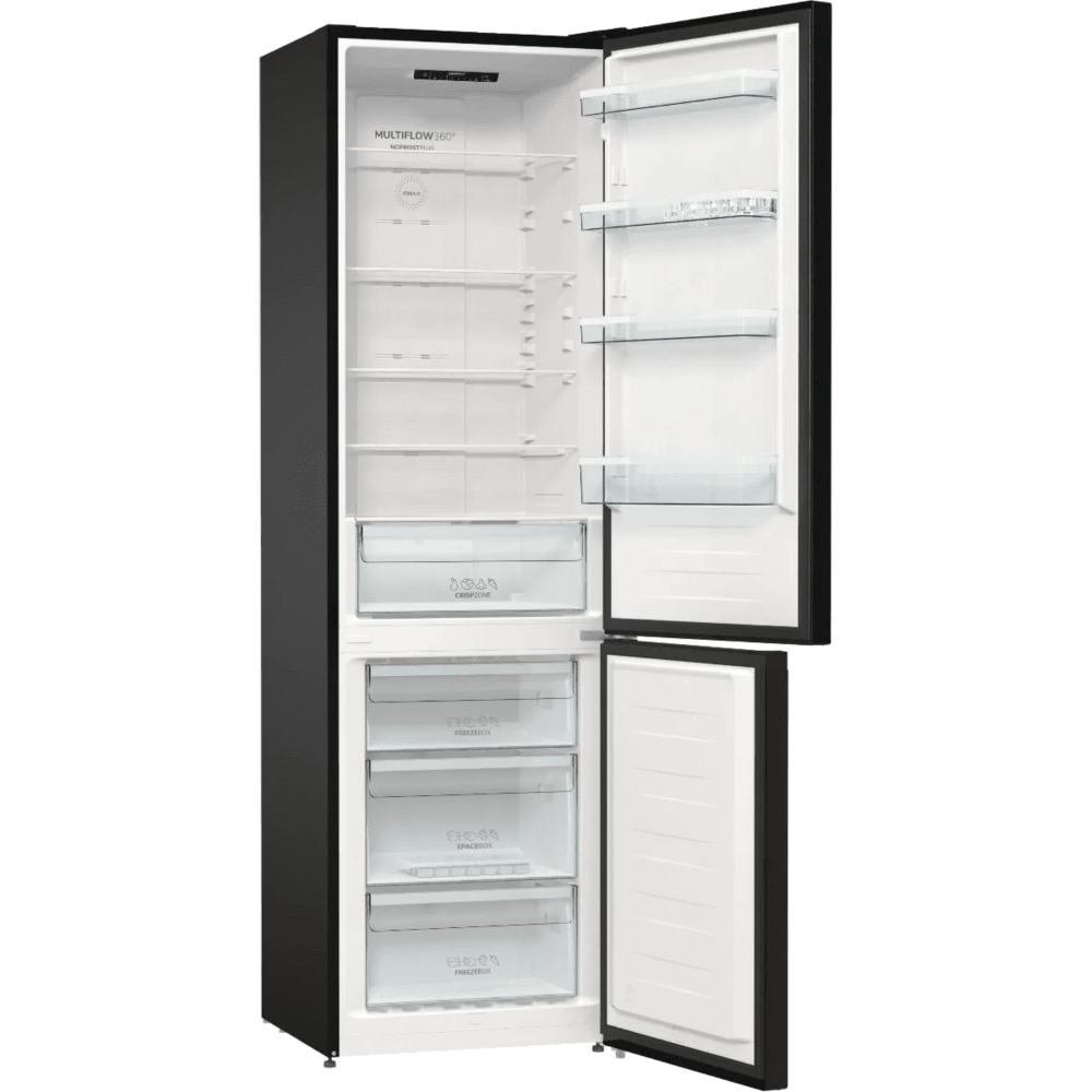 מקרר מקפיא תחתון 331 ליטר Gorenje HY-NRK6202EBXL4 - גימור נירוסטה מושחרת - K.B.V