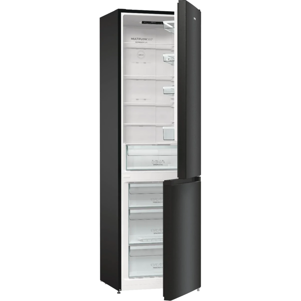 מקרר מקפיא תחתון 331 ליטר Gorenje HY-NRK6202EBXL4 - גימור נירוסטה מושחרת - יבואן רשמי
