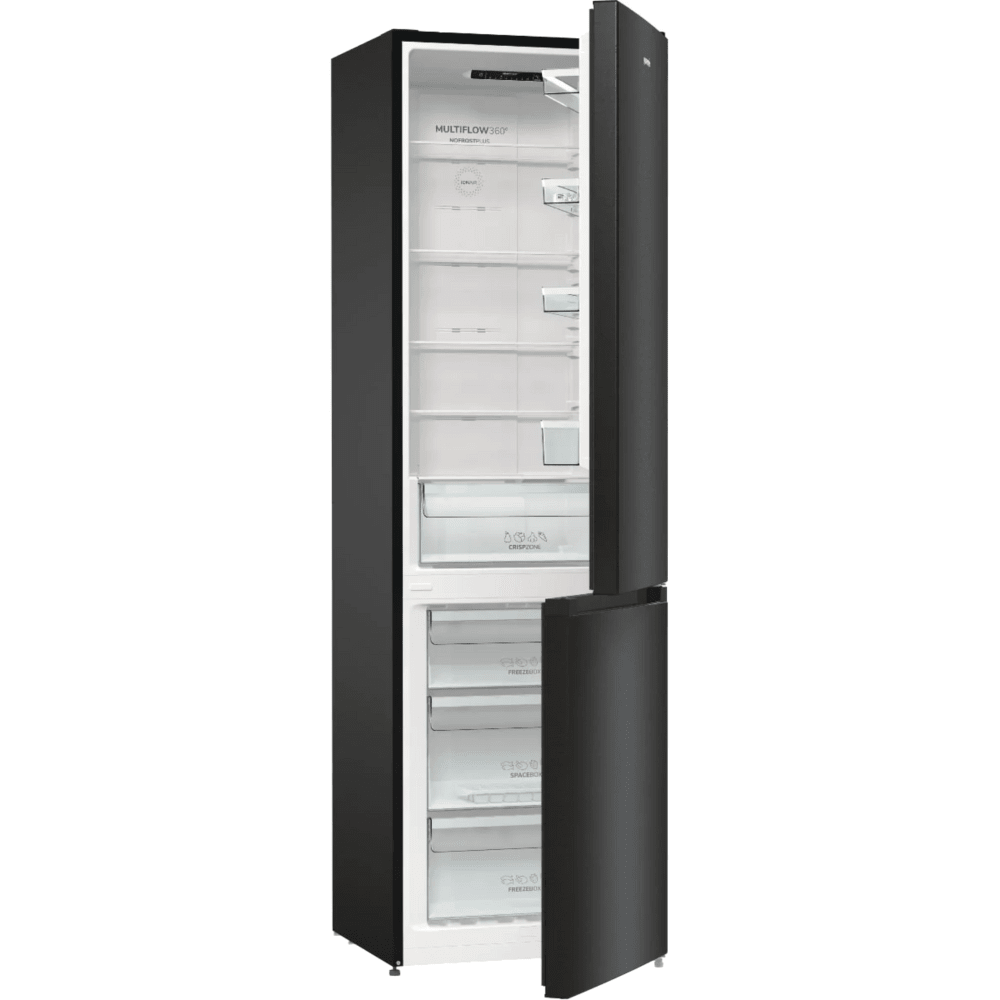 מקרר מקפיא תחתון 331 ליטר Gorenje HY-NRK6202EBXL4 - גימור נירוסטה מושחרת - K.B.V