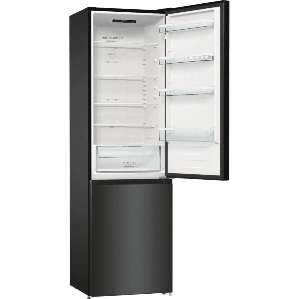 מקרר מקפיא תחתון 331 ליטר Gorenje HY-NRK6202EBXL4 - גימור נירוסטה מושחרת - K.B.V