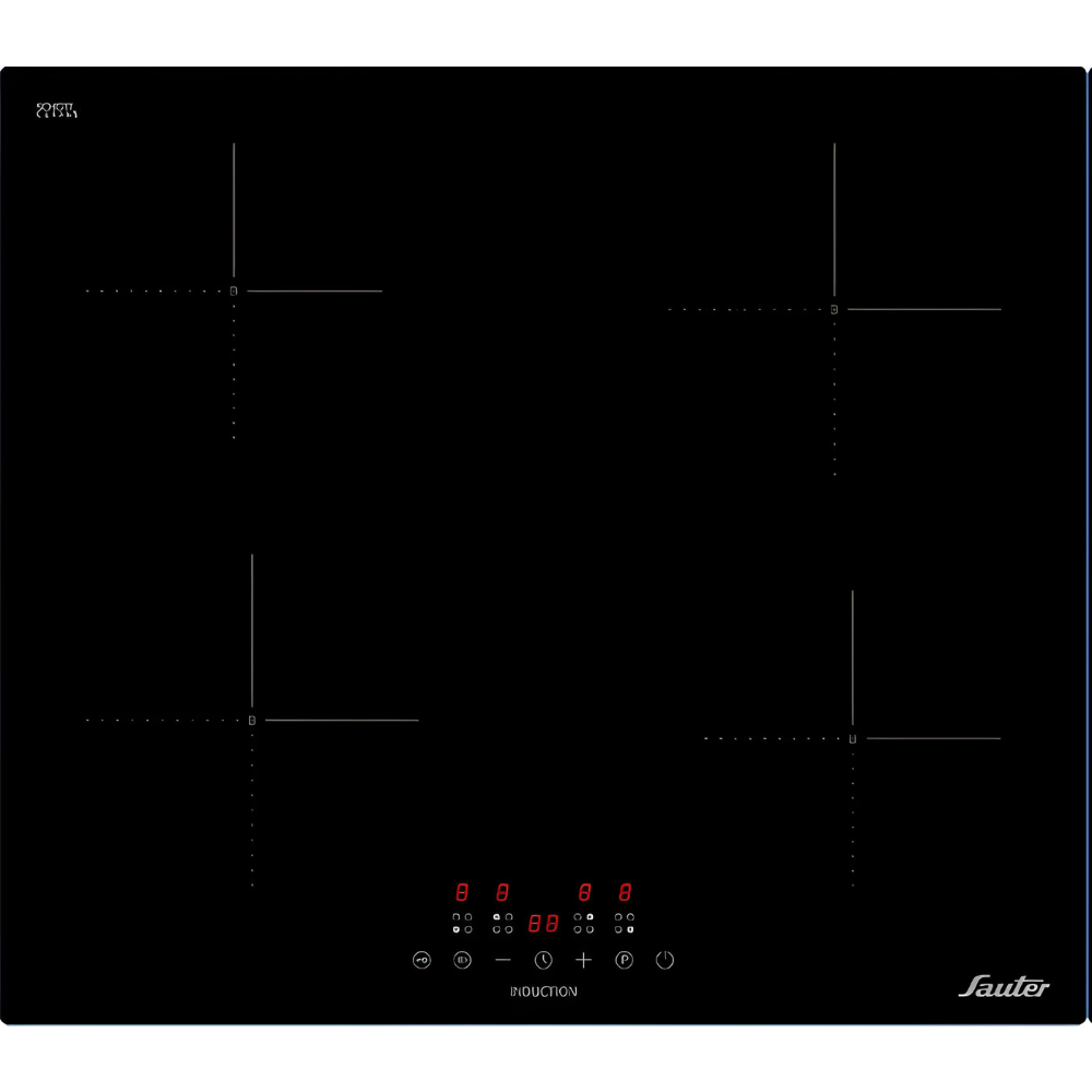 כיריים חשמליות אינדוקציה Sauter SHI6070 - גימור שחור אחריות תלת פאזי - יבואן רשמי