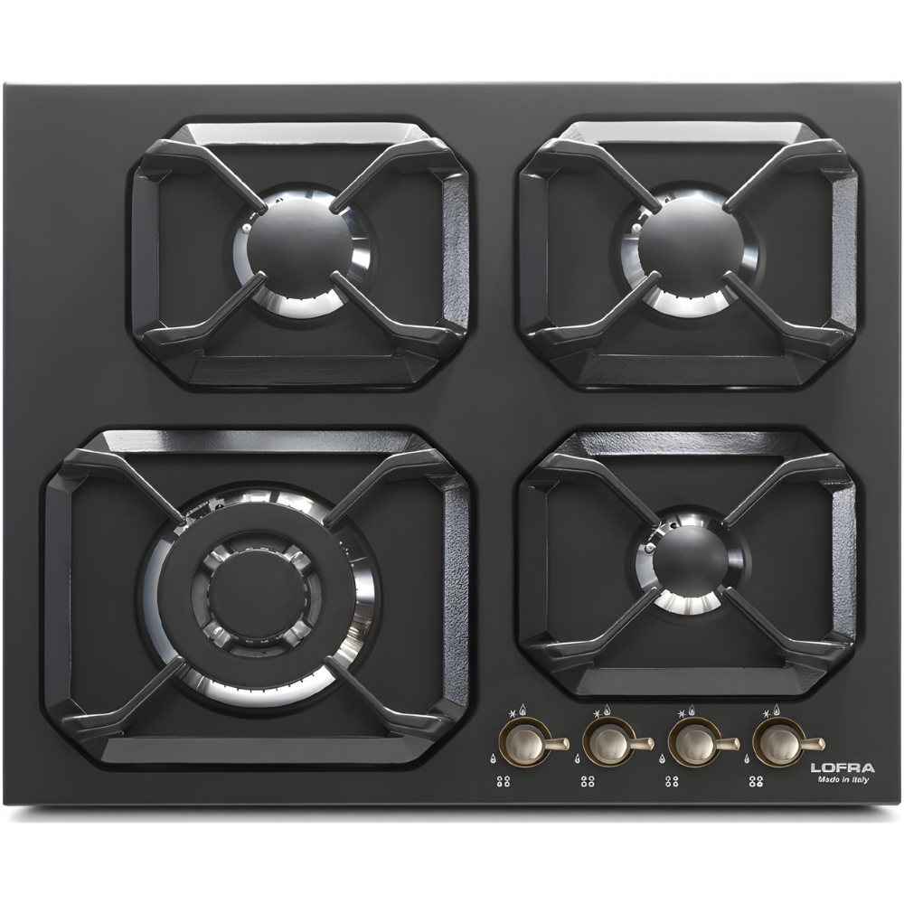 כיריים גז 60 ס''מ כפרי שחור פחם פרזול ברונזה LOFRA HRNM6GO BRONZA - יבואן רשמי