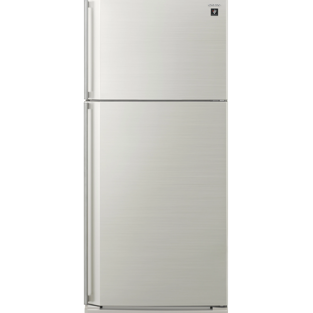 מקרר מקפיא עליון 587 ליטר נטו 3850 Sharp עם התקן שבת מובנה - גימור סילבר - יבואן רשמי
