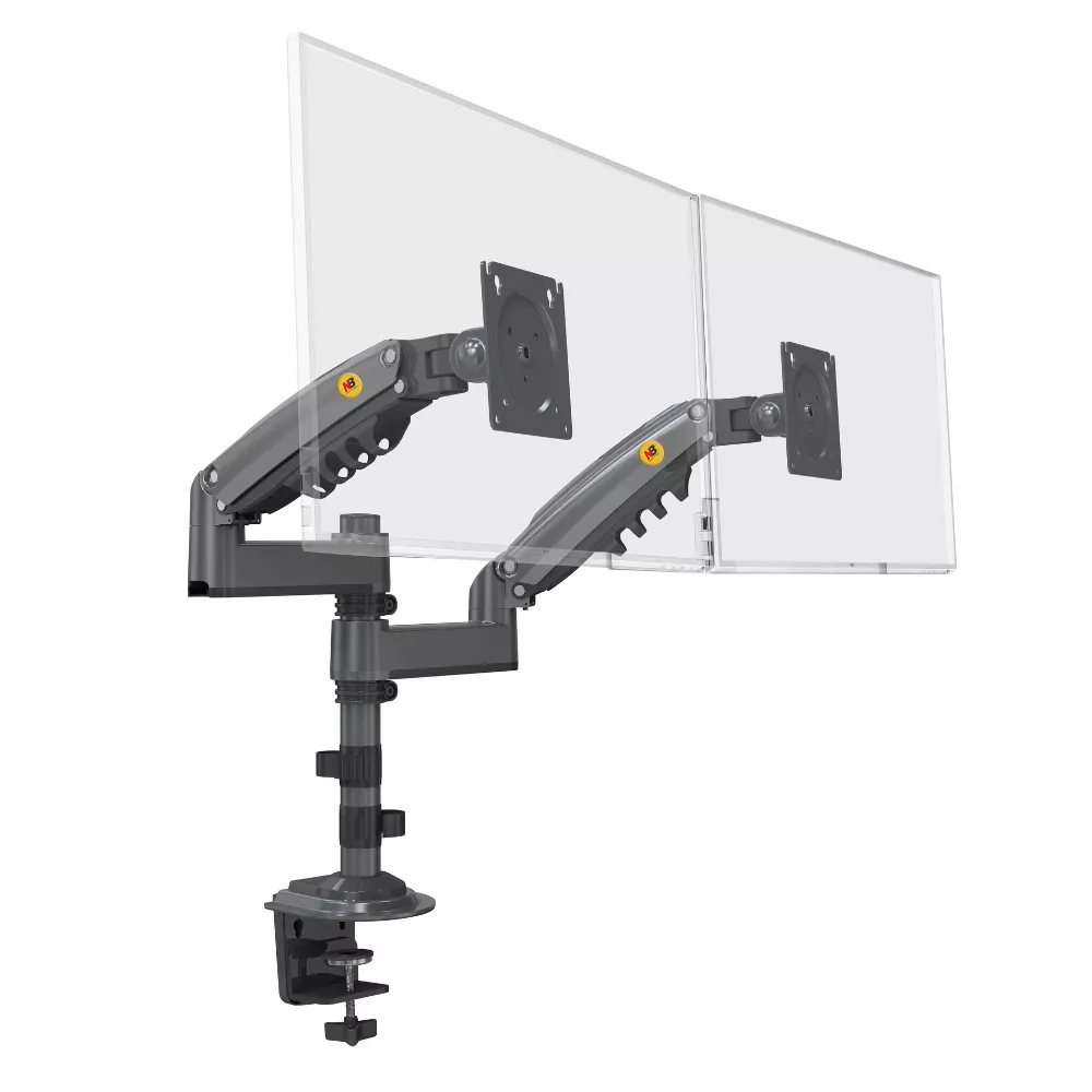 זרוע שולחנית דו מפרקית ל2 מסכי מחשב עד “27 Audio Line 6943223110740 - יבואן רשמי