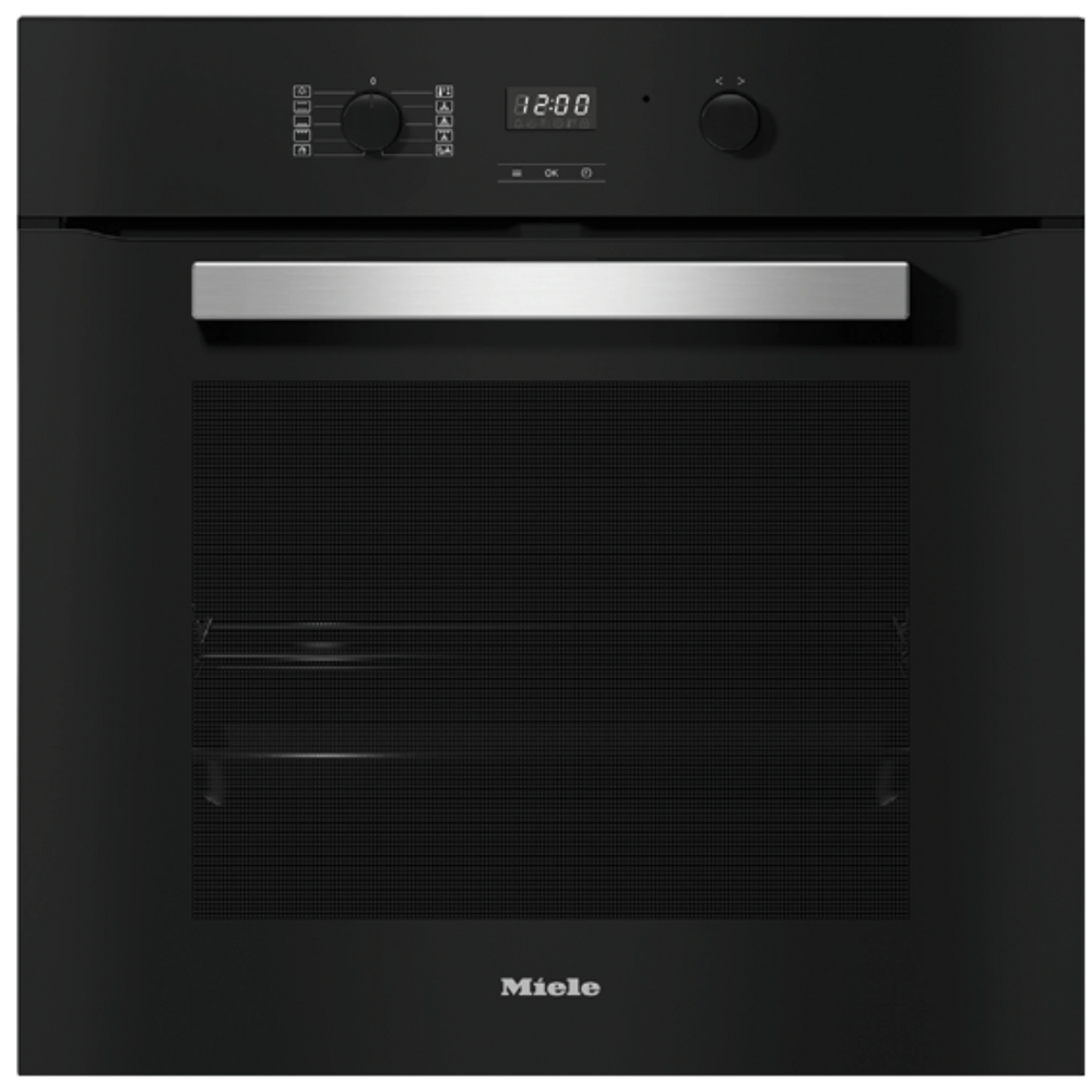 תנור בנוי פירולטי 76 ליטר Miele H2457BP - תוצרת גרמניה - גימור שחור עם ידית נירוסטה - יבואן רשמי