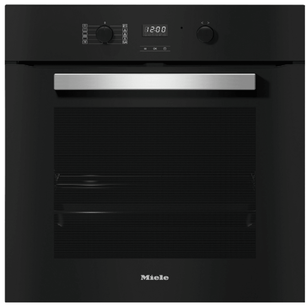 תנור בנוי פירולטי 76 ליטר Miele H2457BP - תוצרת גרמניה - גימור שחור עם ידית נירוסטה - K.B.V