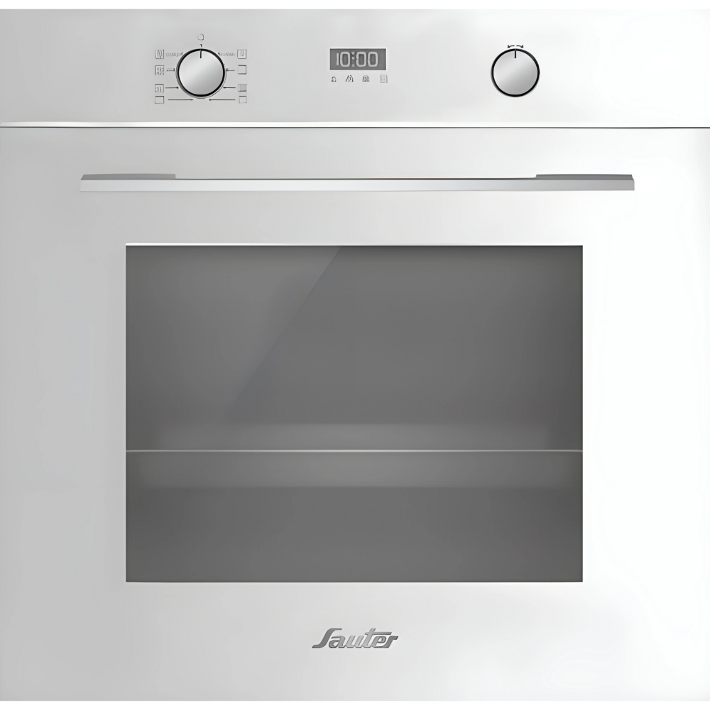 תנור אפייה בנוי פירוליטי 66 ליטר Sauter Cuisine 5050W - צבע לבן אחריות ע"י - יבואן הרשמי