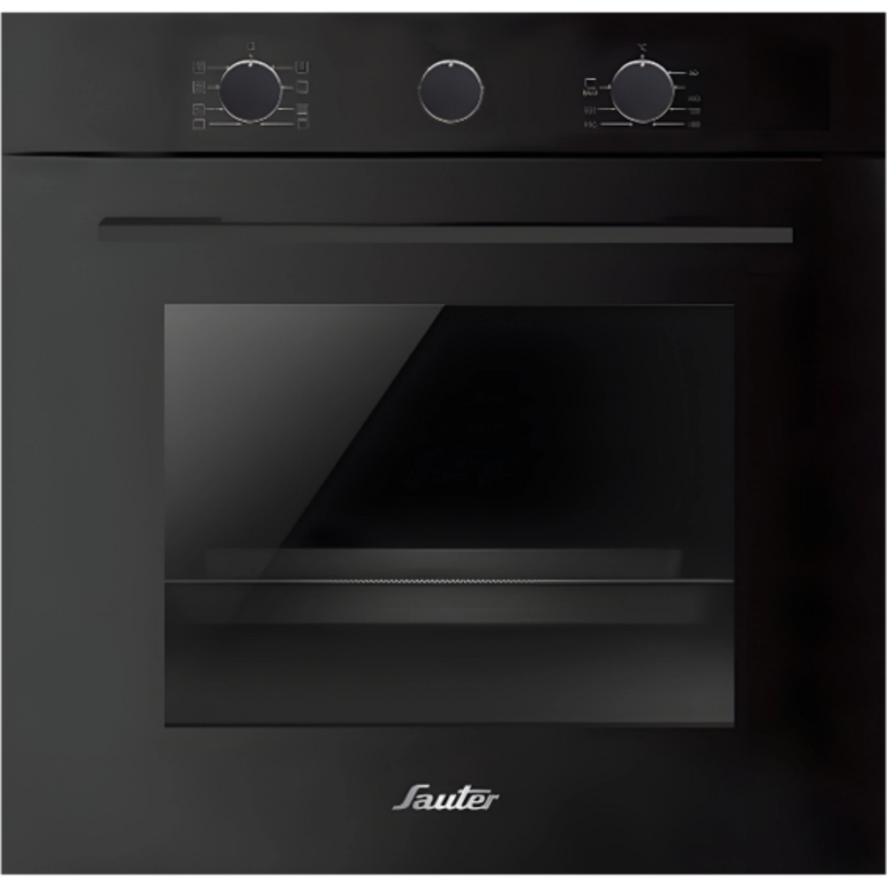 תנור בנוי 69 ליטר Sauter Cuisine 5000B - גימור שחור אחריות ע"י - יבואן הרשמי