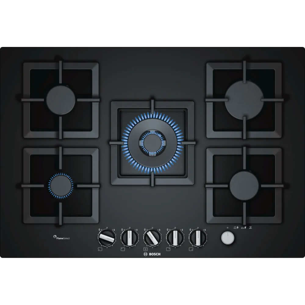 כיריים גז 5 מבערים Bosch דגם Serie 6 PPQ7A6M25Y - יבואן רשמי