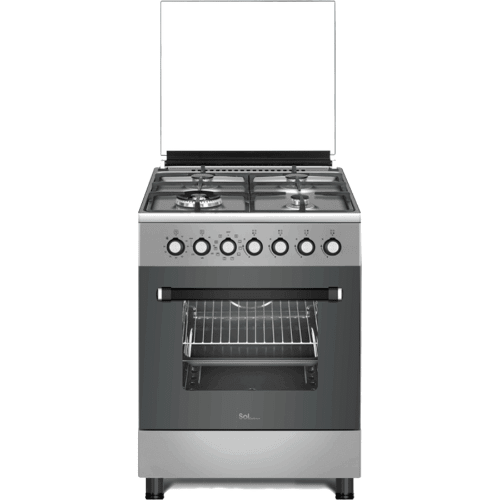 תנור משולב גז נירוסטה Sol GSX66/MFT - K.B.V