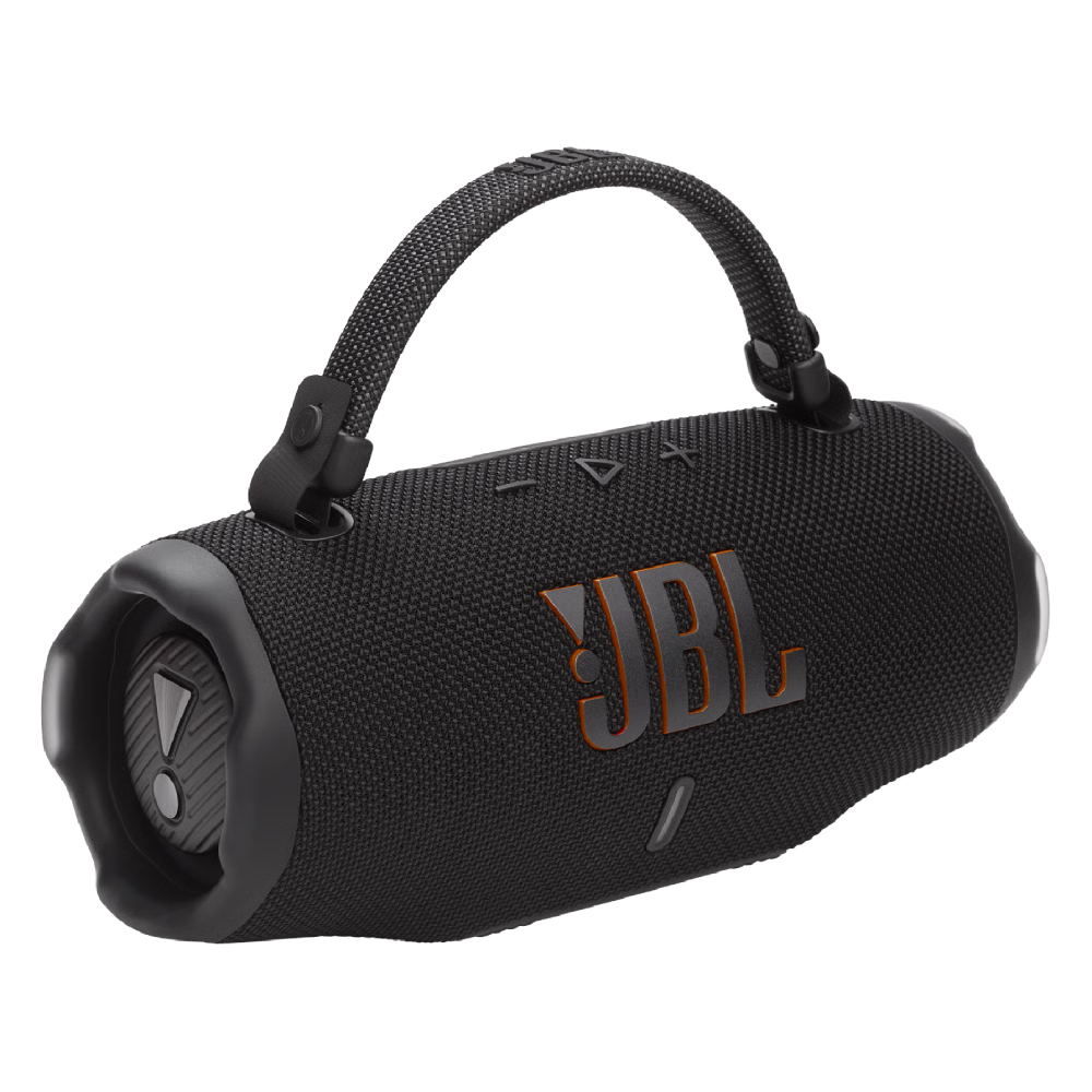 רמקול Bluetooth אלחוטי נייד JBL Charge 6 - צבע שחור שנה אחריות ע"י - יבואן הרשמי