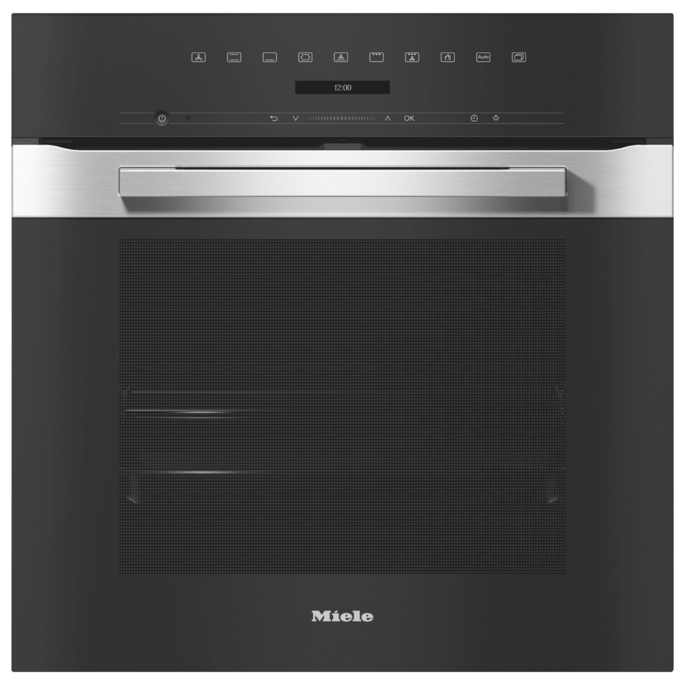 תנור אפייה בנוי פירולטי 76 ליטר Miele H 7260BP CLST - צבע נירוסטה - יבואן רשמי