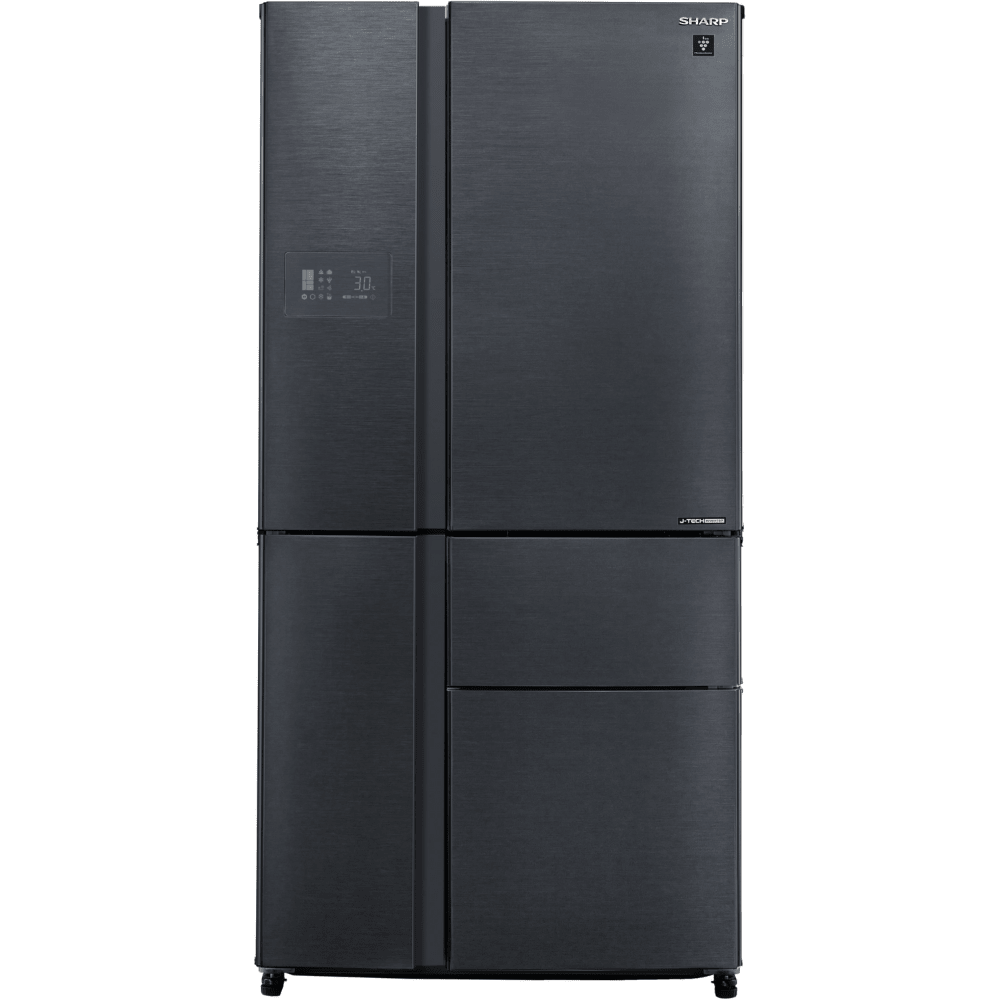 מקרר 5 דלתות 668 ליטר Sharp SJ-9630-SL עם התקן שבת מהדרין - גימור נירוסטה מושחרת - K.B.V