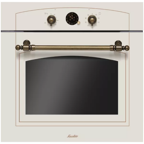 תנור בנוי 65 ליטר רטרו Sauter Rustic 4020 - גימור קרם אחריות ע"י - יבואן הרשמי