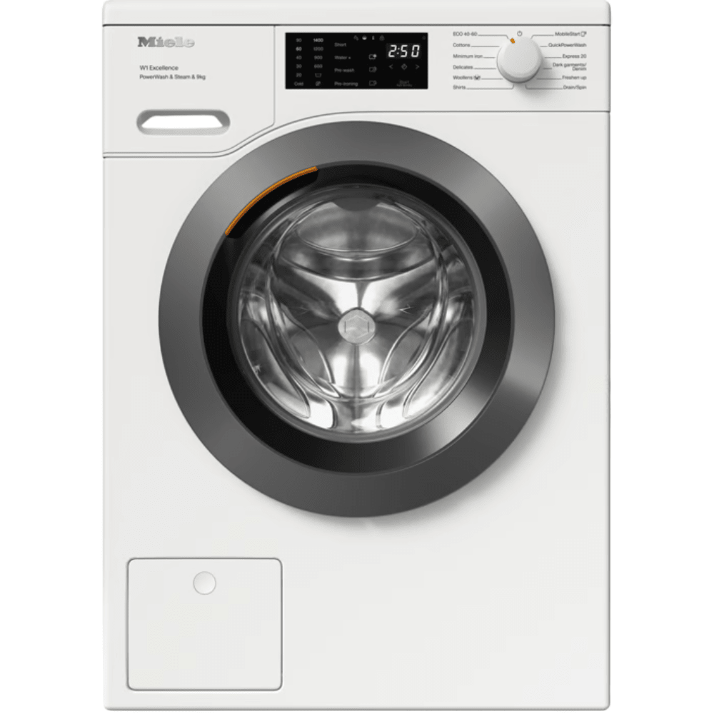 מכונת כביסה פתח חזית 9 ק"ג Miele WED385 במהירות 1400 סל"ד - צבע לבן - K.B.V