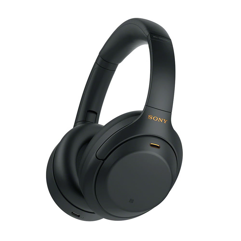אוזניות אלחוטיות Sony WH-1000XM4 - צבע שחור אחריות ע"י ידי - יבואן הרשמי