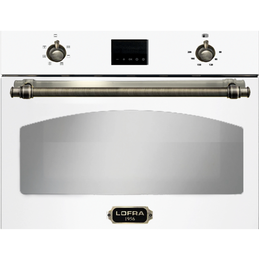 מיקרוגל בנוי בעיצוב כפרי Lofra FMRBP66ME Bronza תוצרת איטליה - צבע לבן עם פירזול ברונזה אחריות ע"י היבואן הרשמי