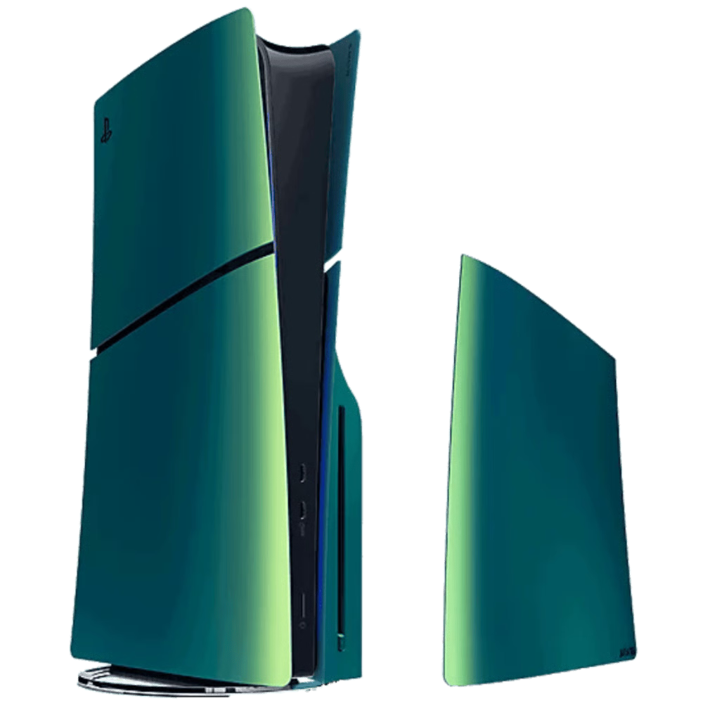 כיסוי רשמי לקונסולת Sony Playstation 5 Slim - צבע Teal - יבואן רשמי