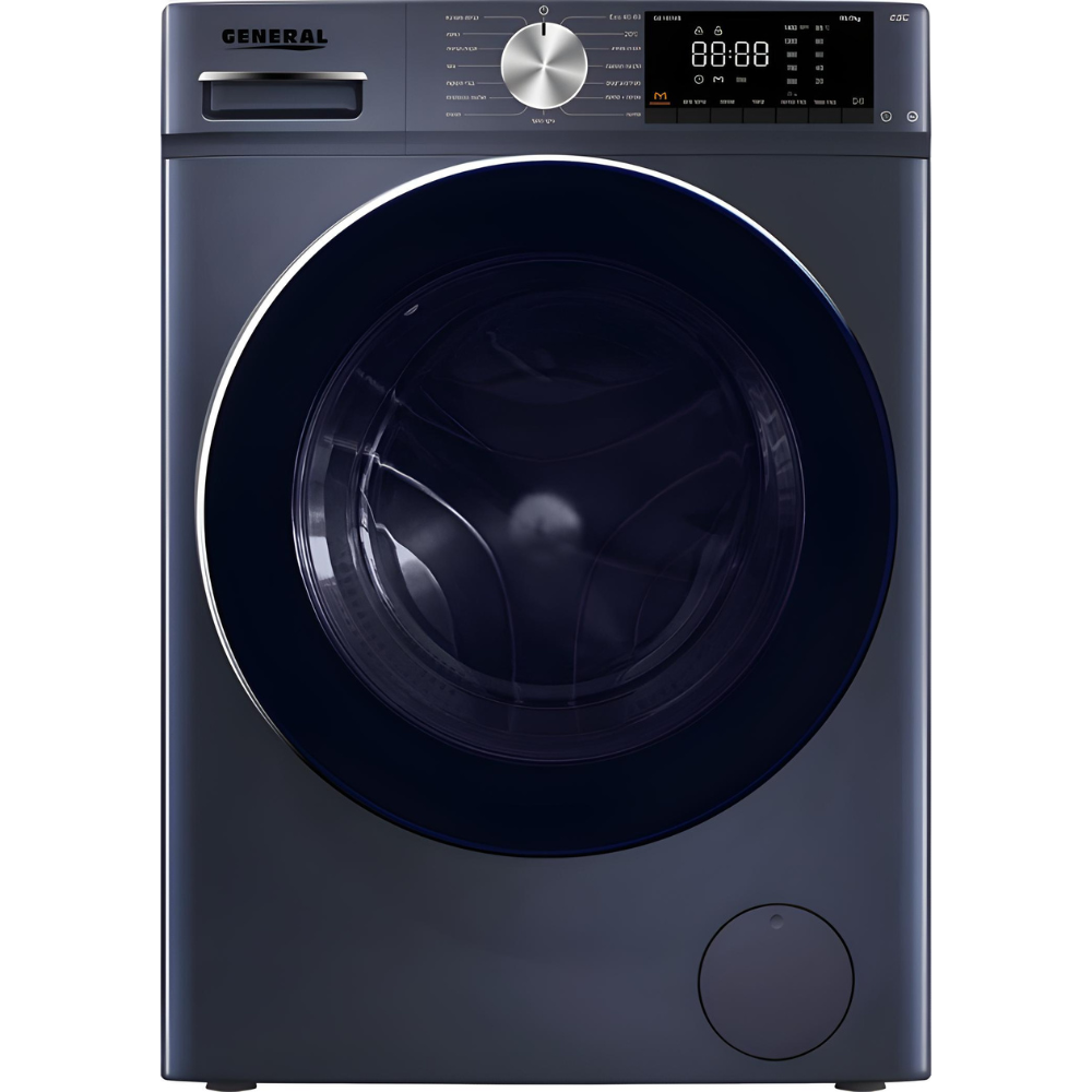 מכונת כביסה 10 ק"ג משולבת מייבש 6 ק"ג GENERAL GE100MDS כסוף