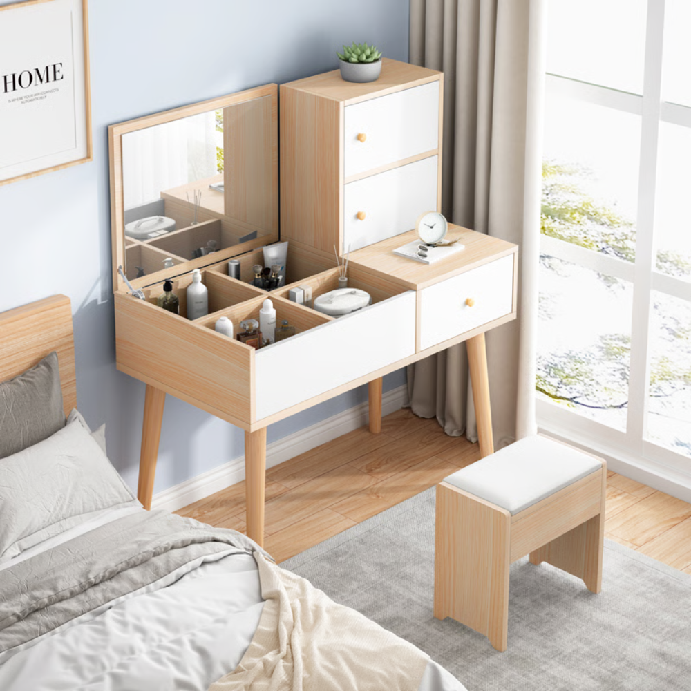 שידת איפור דגם MSH-10-28 ROSSO ITALY - יבואן רשמי