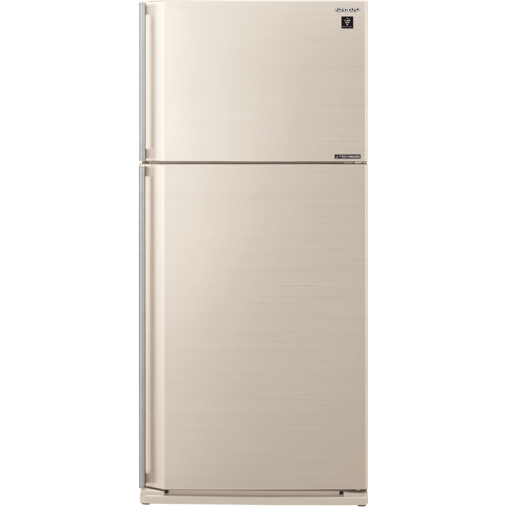 מקרר מקפיא עליון 550 ליטר נטו Sharp SJ-3770-BG עם התקן שבת מובנה - גימור בז' - K.B.V