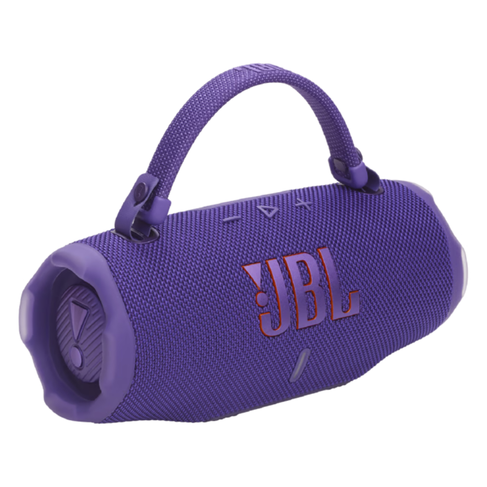 רמקול Bluetooth אלחוטי נייד JBL Charge 6 - צבע סגול שנה אחריות ע"י - יבואן הרשמי