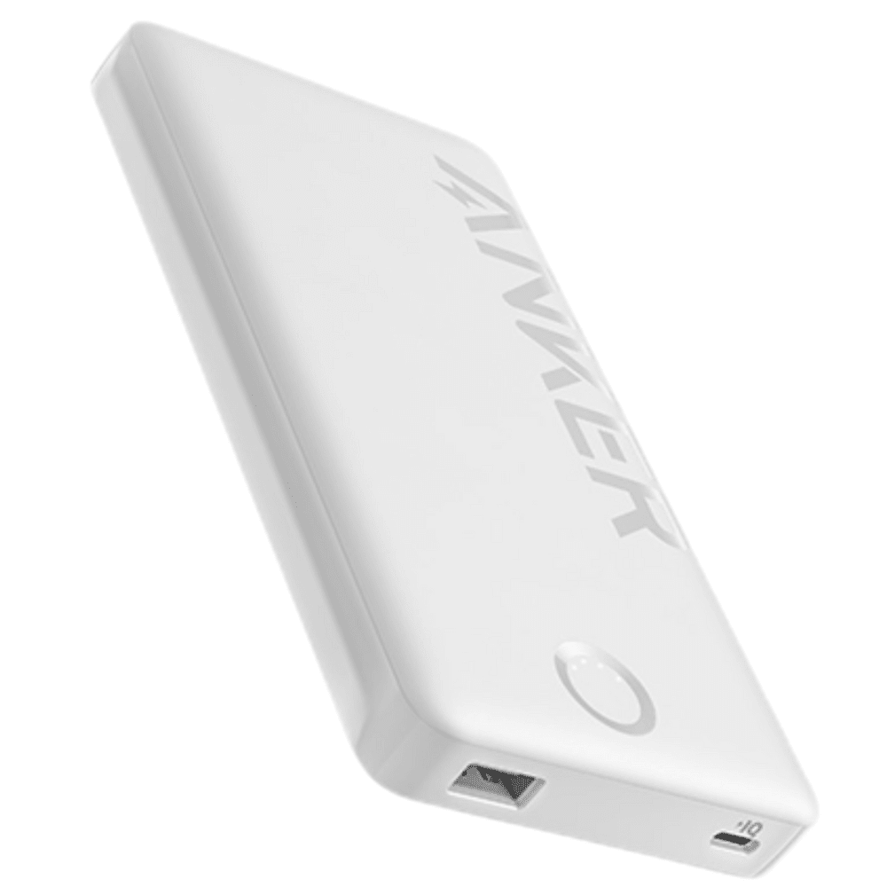 סוללת גיבוי Anker 323 Power Bank A1334 10,000mAh USB-C - צבע לבן - K.B.V