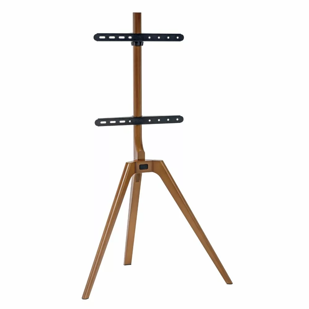 מעמד סטודיו מעץ מלא לגודל מסך עד 65″ Lumi Legend / Brateck FS35-44F-01 Black - יבואן רשמי