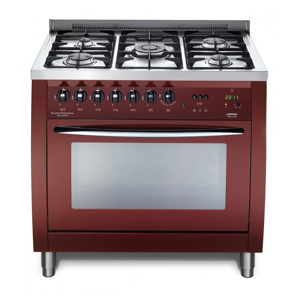 -תנור אפייה משולב 94 ליטר תוצרת איטליה בורדו דגם LOFRA CSRG96MFT - יבואן רשמי