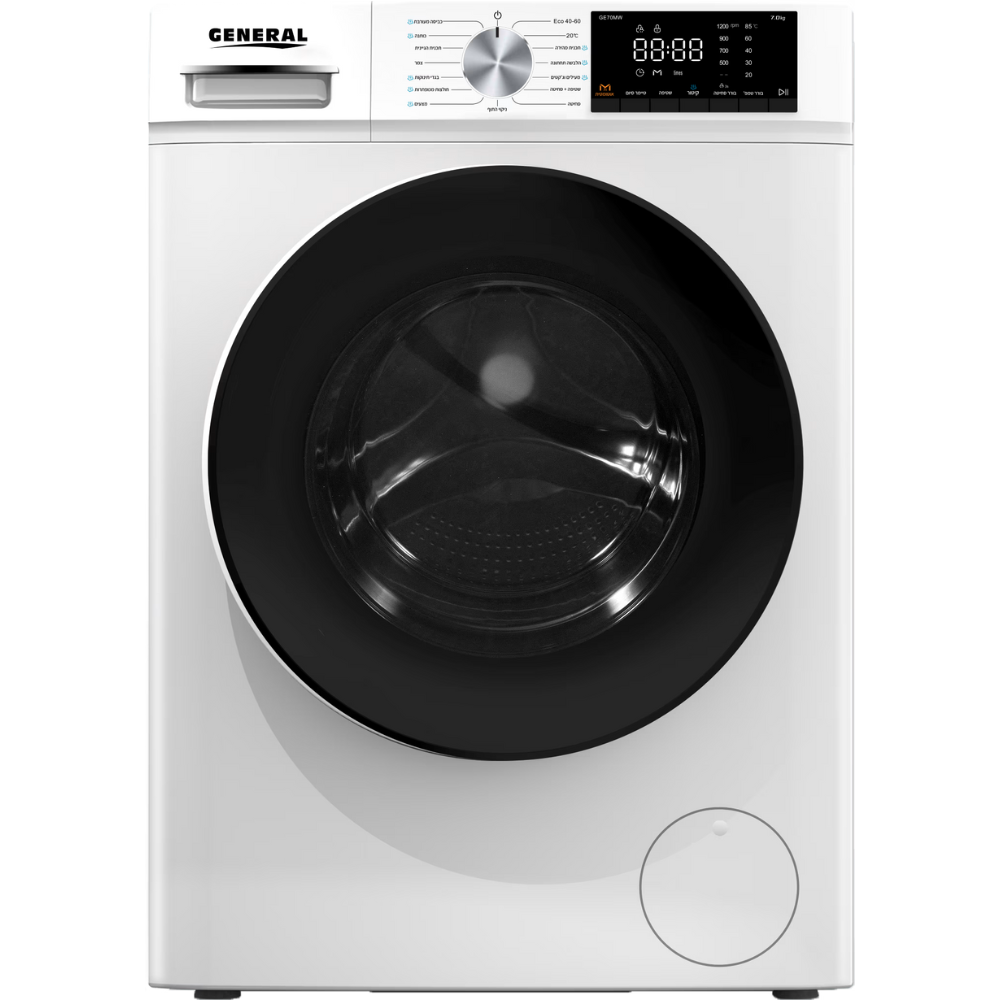 מכונת כביסה פתח חזית 7 ק"ג GENERAL GE70MW - יבואן רשמי