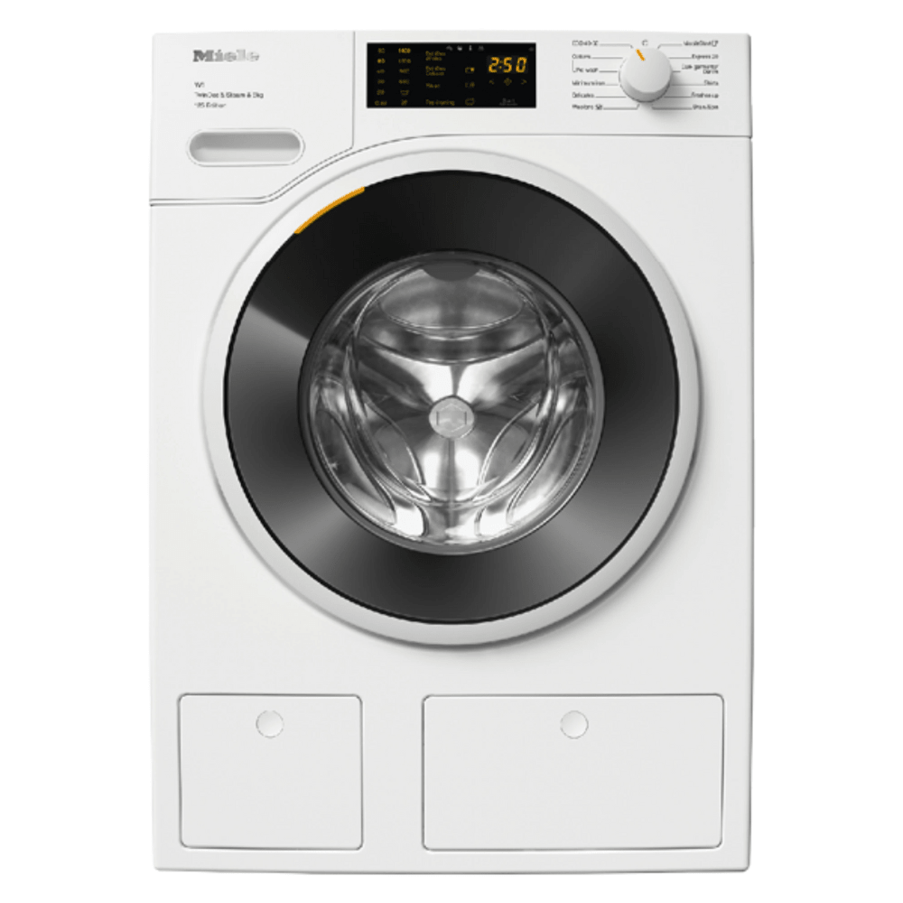 מכונת כביסה פתח חזית 8 ק"ג Miele WWB680 TWIN DOS במהירות 1400 סל"ד - צבע לבן - K.B.V