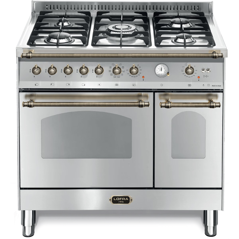 תנור אפייה משולב דו תאי תוצרת איטליה נירוסטה דגם LOFRA RSD96MFT/CI BRONZA- יבואן רשמי