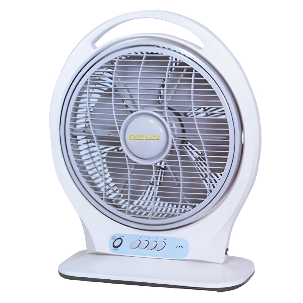 מאוורר ריצפתי רוטורי מתכוונן לבן Gold line ATL-016 - שנתיים אחריות ע"י - יבואן הרשמי