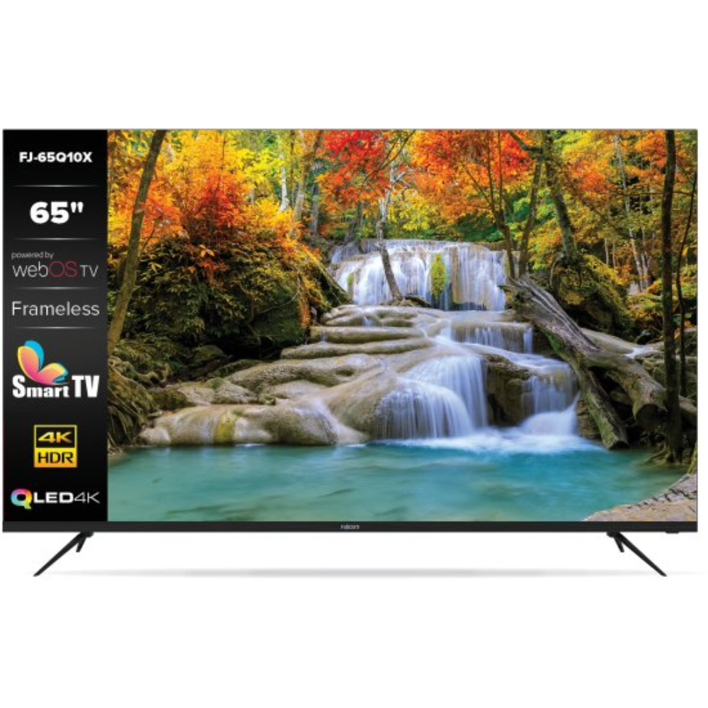 טלויזיה חכמה ללא מסגרת Fujicom 4K UHD QLED 65'' FJ-65Q10X - יבואן רשמי
