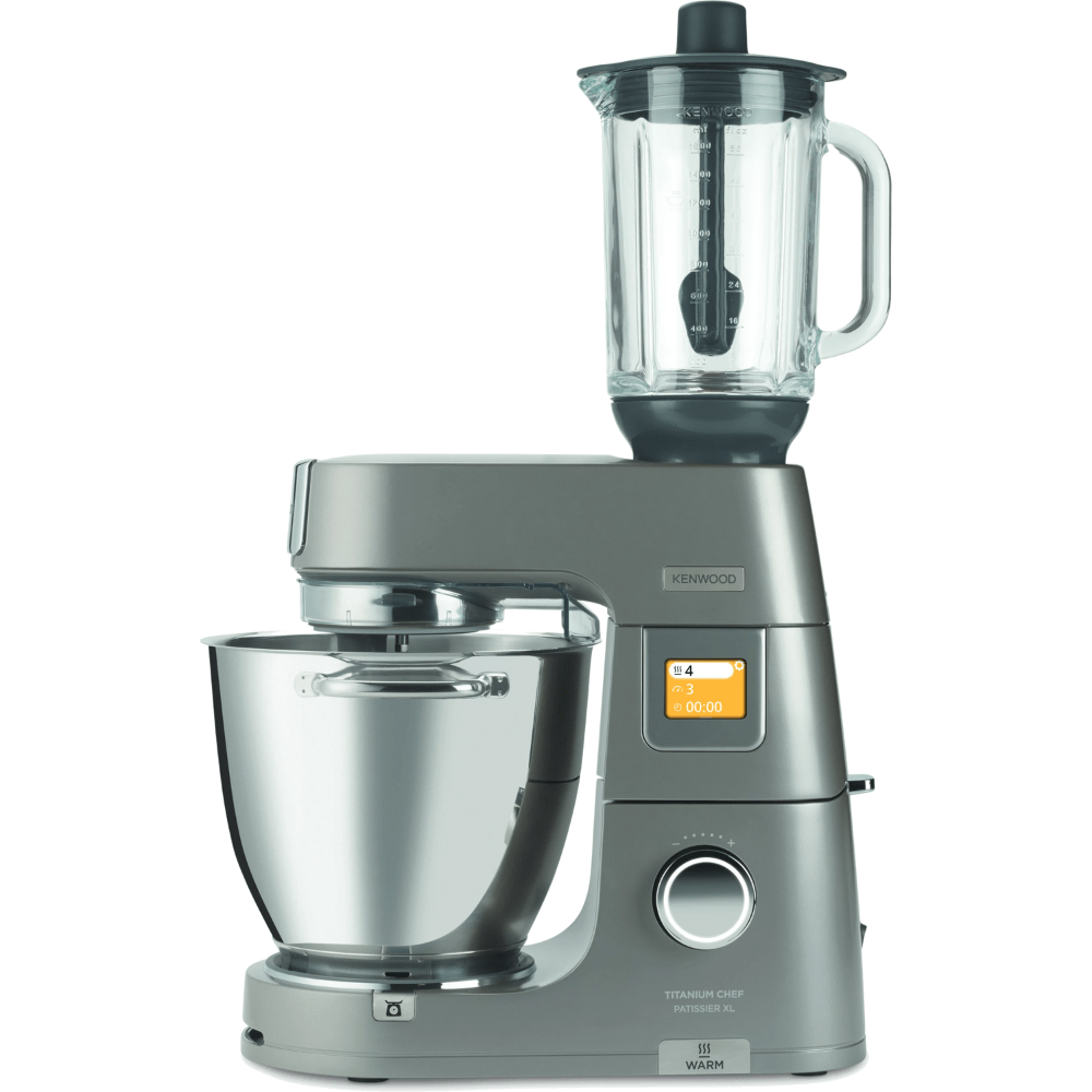 מיקסר שף פטיסייר משולב בלנדר 7 ליטר Kenwood KWL91.134SI XL - צבע טיטניום - K.B.V