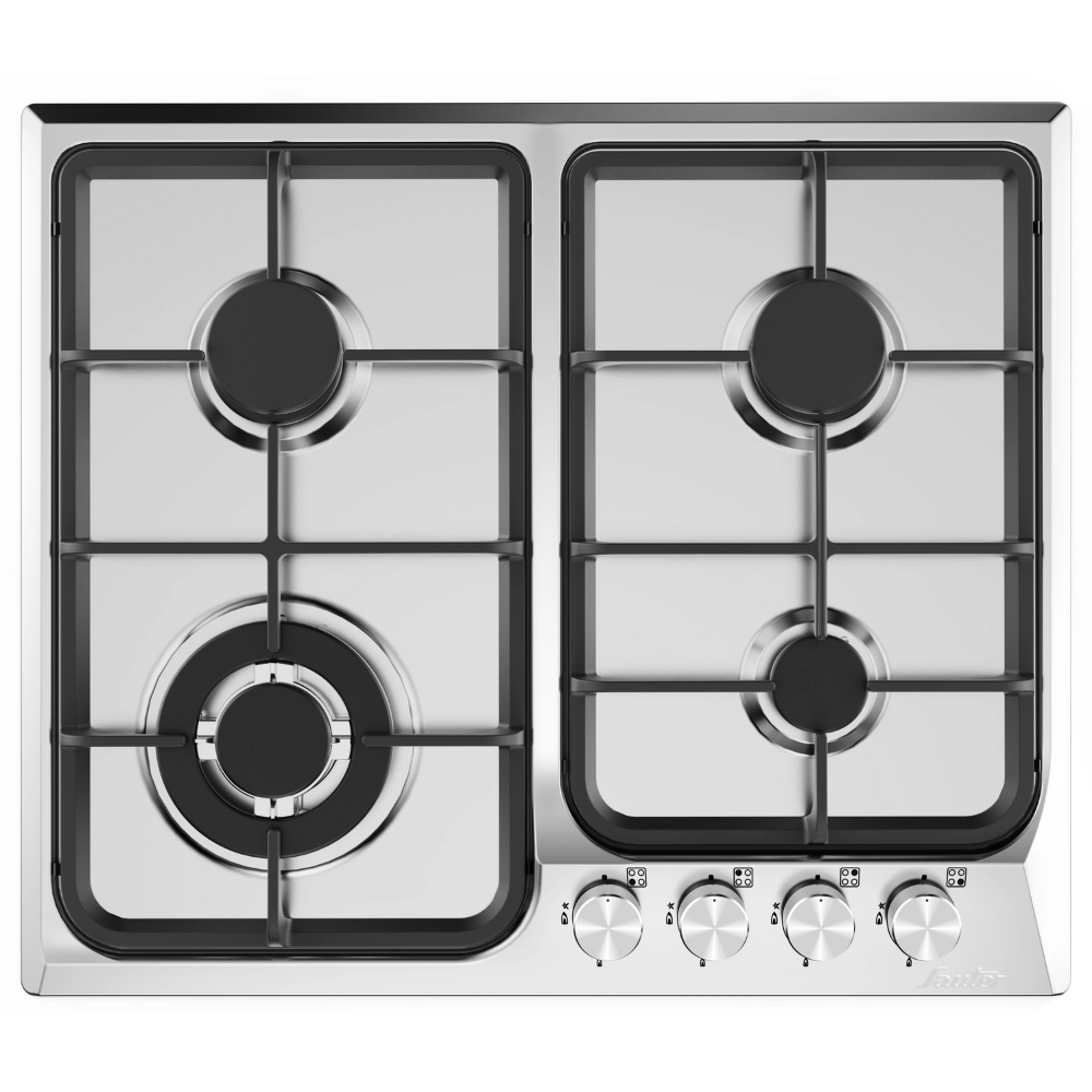 כיריים גז 4 להבות Sauter SHE317IX - גימור נירוסטה אחריות ע"י - יבואן הרשמי