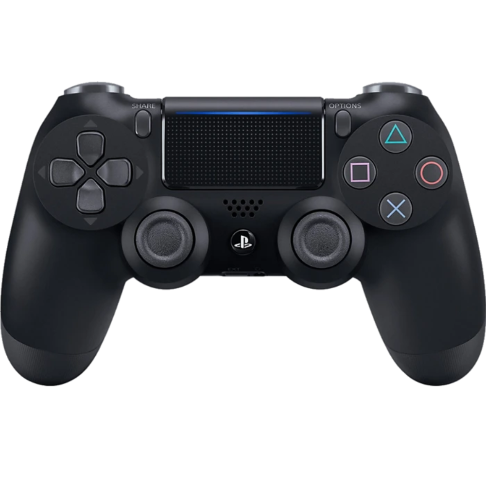 בקר אלחוטי Sony Dualshock 4 לקונסולת Sony Playstation 4 - צבע שחור שנה אחריות ע"י - יבואן הרשמי