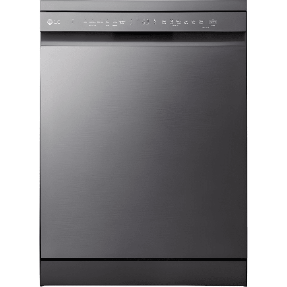 מדיח כלים רחב 14 מערכות כלים LG DFC513FM - גימור נירוסטה מושחרת - K.B.V