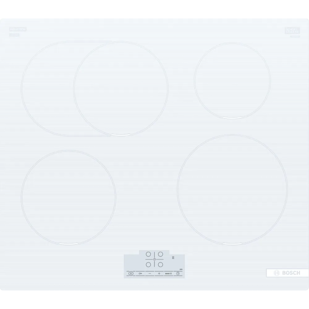 כיריים אינדוקציה 60 ס"מ דגם BOSCH PIF612BB1E בוש צבע לבן - יבואן רשמי
