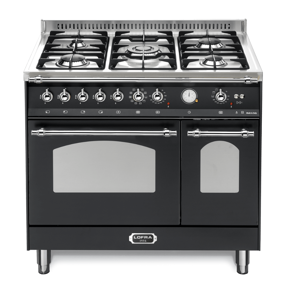 תנור אפייה משולב דו תאי תוצרת איטליה שחור דגם LOFRA RNMD96MFTE/CI SILVER | יבואן רשמי