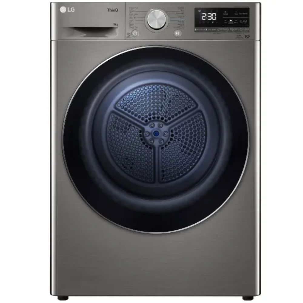 מייבש כביסה 9 ק''ג LG FD1809GB Heat Pump - גימור כסוף - יבואן רשמי