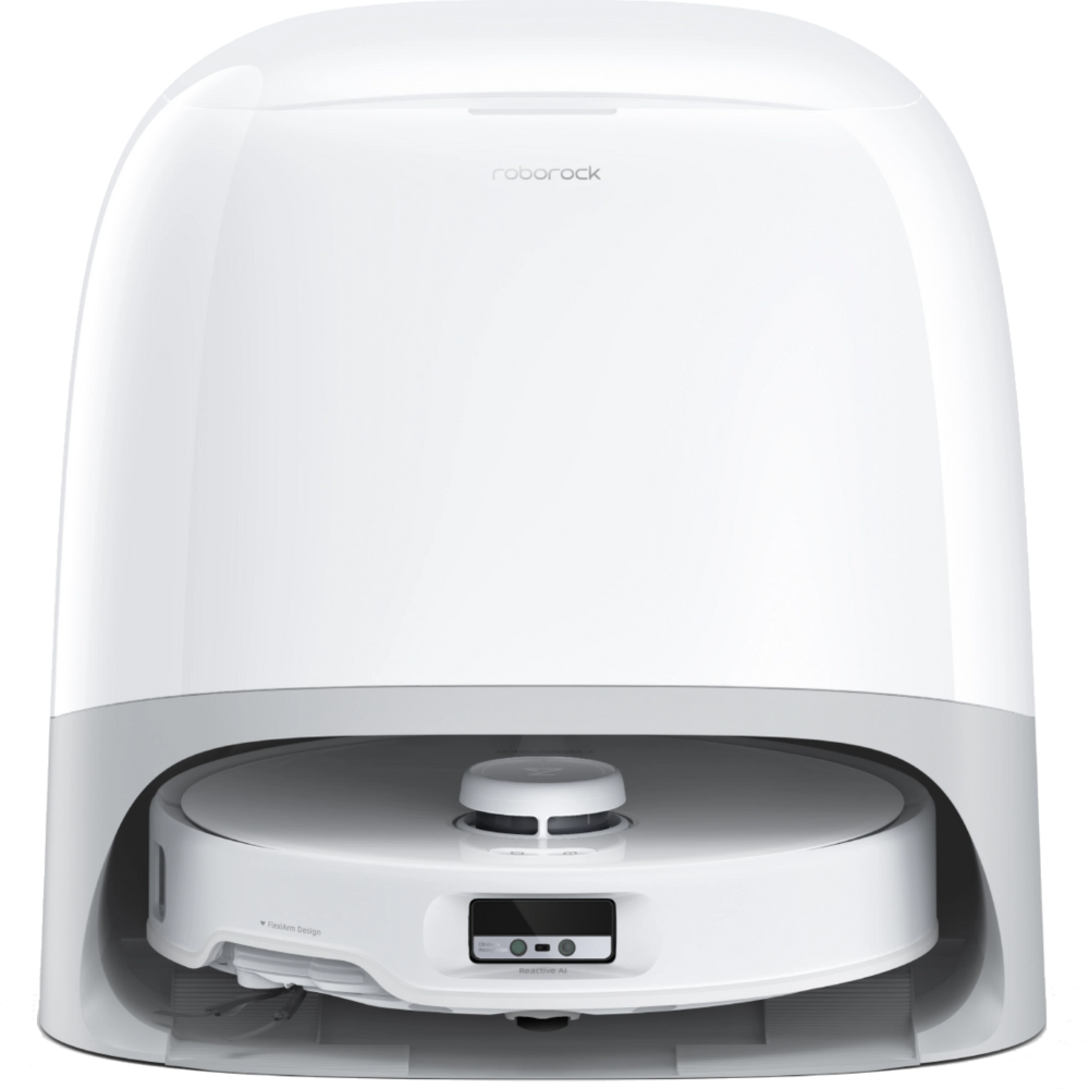 שואב אבק רובוטי שוטף Roborock Q Revo Curv - צבע לבן שנה אחריות ע"י - יבואן הרשמי
