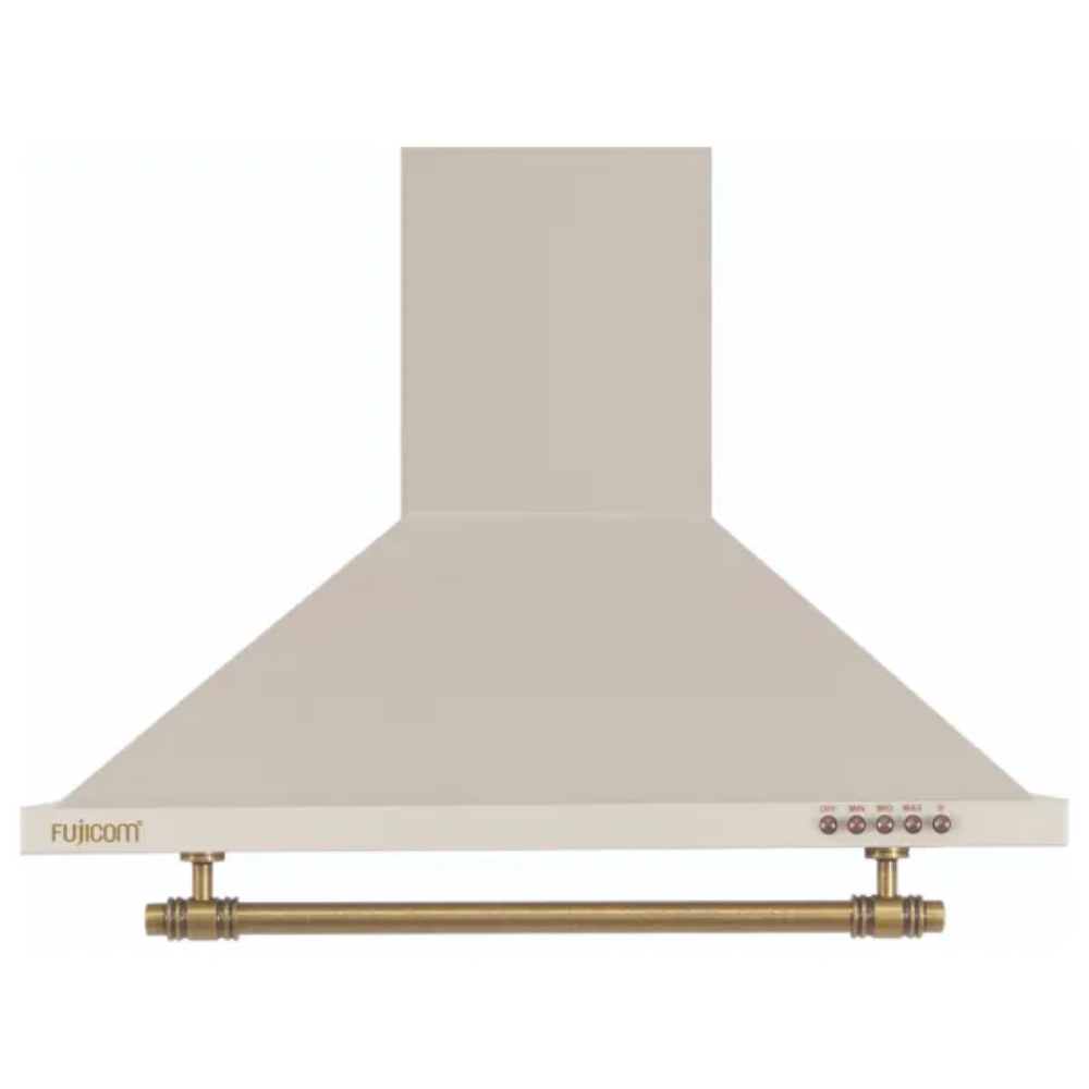 קולט אדים ארובה 60 צמוד קיר בעיצוב כפרי FJCHRT60B פוג'יקום FUJICOM שמנת - יבואן רשמי