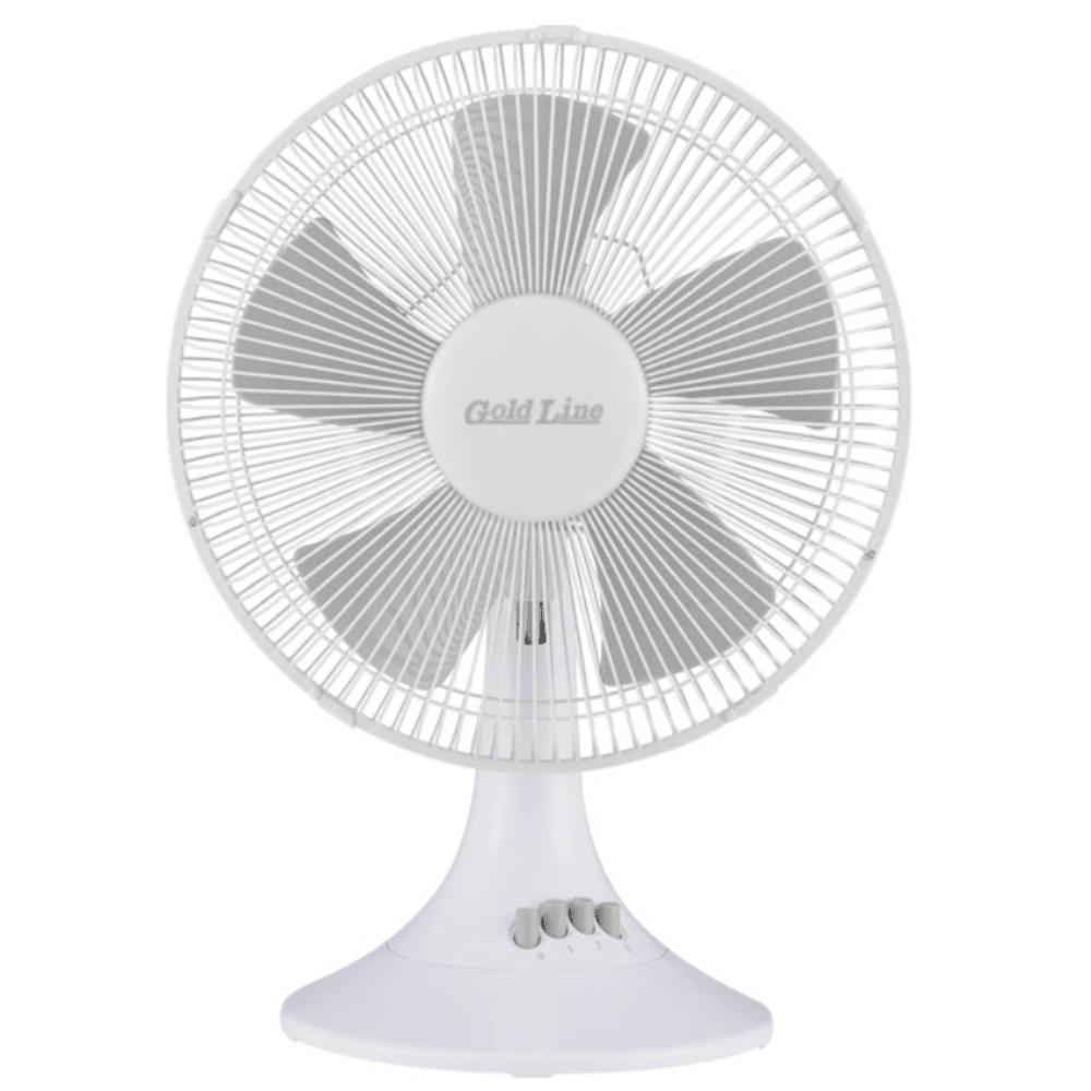 מאורר שולחני 12" בעל חמש כנפיים לבן GOLDLINE ATL-305 - K.B.V